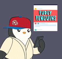 Hanging Out Whats Up GIF by Pudgy Penguins