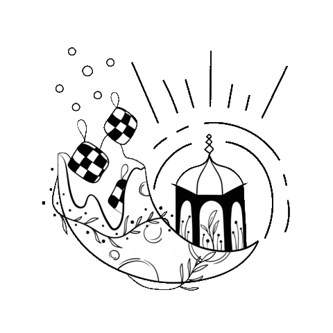 Eid Lantern Sticker by Crescentia Chelsea