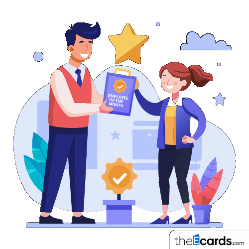 You Rock Well Done Sticker by TheEcards.com