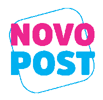 Post Novo Sticker by JK Artes Gráficas