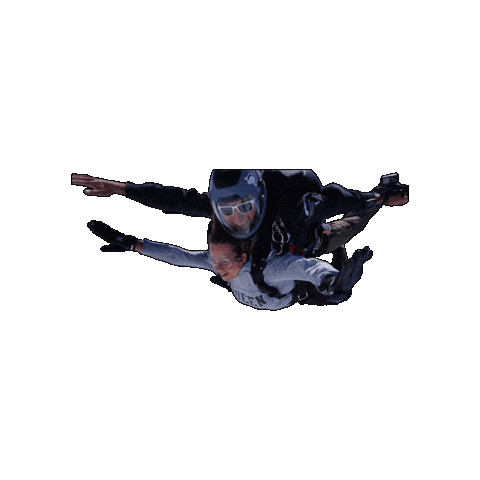 Skydiving Flying Sticker by Airborne Petawawa