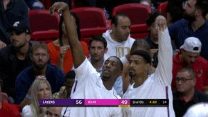 Hold It Miami Heat GIF by NBA
