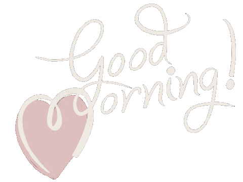 good morning stickers with love