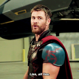 Thor Lies GIF