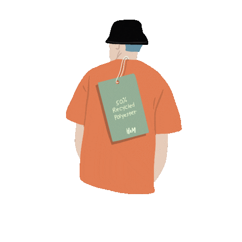 Sustainability Recycle Sticker by HM fashion recycler