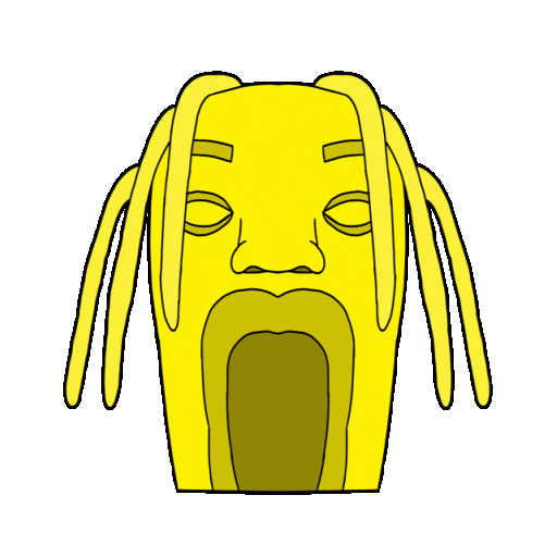 Cant Say Travis Scott Sticker by Penguin Oasis