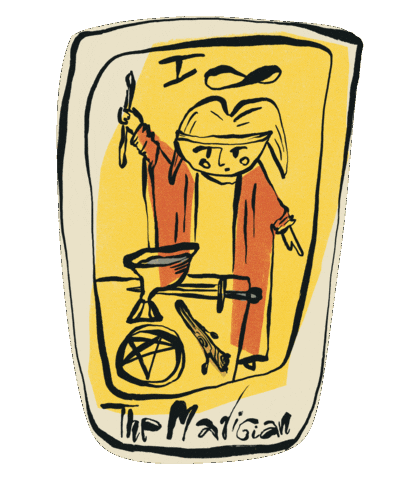 Card Tarot Sticker
