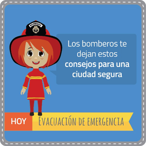 Bomberos Evacuacion GIF