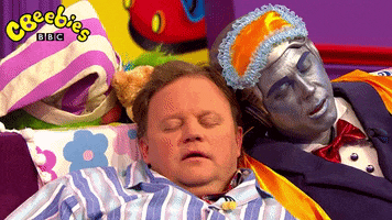 Tired Wake Up GIF by CBeebies HQ