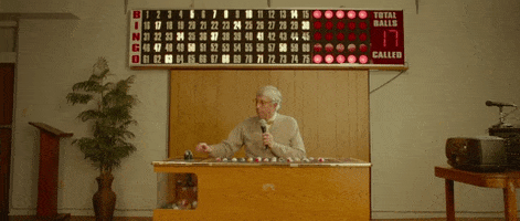 bingo GIF by The Orchard Films