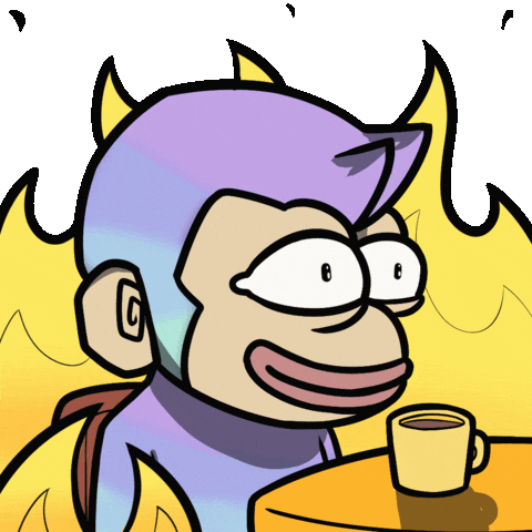 Monke This Is Fine GIF