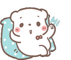 Bear Hello Sticker
