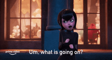 What Is Going On GIF by Hotel Transylvania