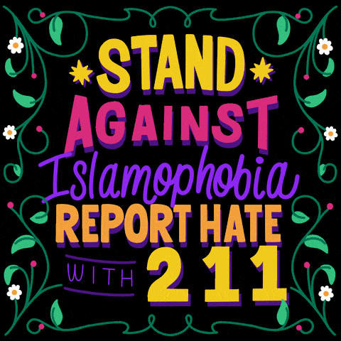 Stand Against Islamaphobia, Report Hate Dial 211