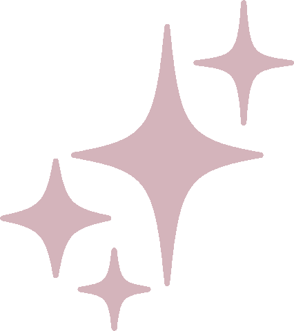 Pink Stars Sticker by By Lilla