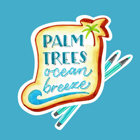 Palm Trees Summer GIF by STABILO