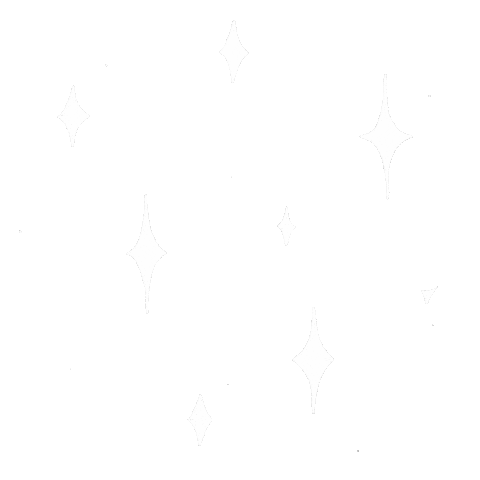 Stars Glitter Sticker