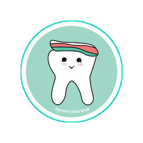 Purrfect Little Art Sticker