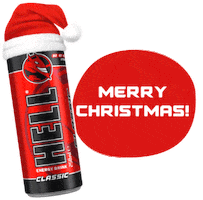 Merry Christmas Sticker by HELL ENERGY