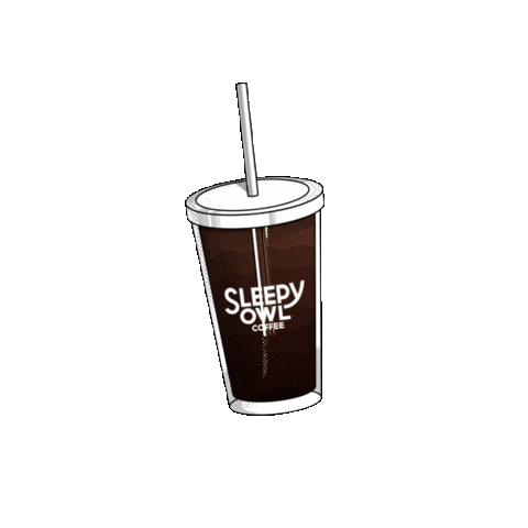 Sleepy Owl Coffee Sticker