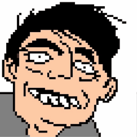 Hilarious Pixel Faces GIF