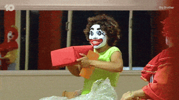 Gift Clown GIF by Big Brother Australia