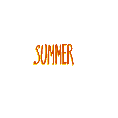 Summer Type Sticker