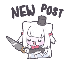 Post Chibi Sticker
