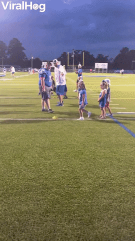 Little Girl Lays The Smackdown On Tackling Dummy GIF by ViralHog