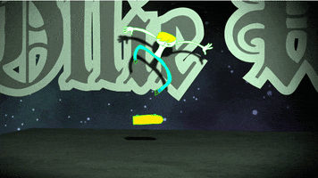 skateboard animated gif GIF by Jason Clarke