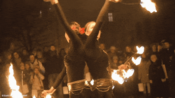 dance fire GIF by Earth Hour