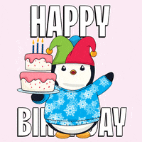 Happy Birthday Party GIF by Pudgy Penguins