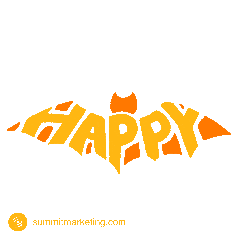 Happy Trick Or Treat Sticker by Summit Marketing