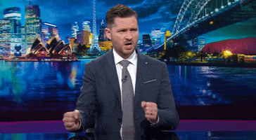 Karate Chop GIF by The Weekly with Charlie Pickering