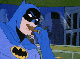 Batman Eating GIF