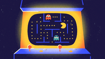 arcade pacman GIF by Owi Liunic
