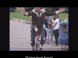 Cowboy Unicycle GIF