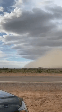 Dust Storm Sweeps Through Mohave County, Arizona