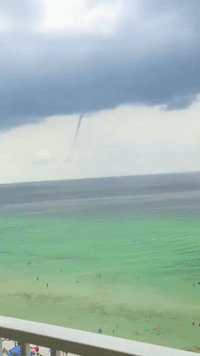 Huge Waterspout Spotted Off Panama City Beach
