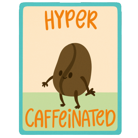 Wake Up Coffee Sticker by hannah young