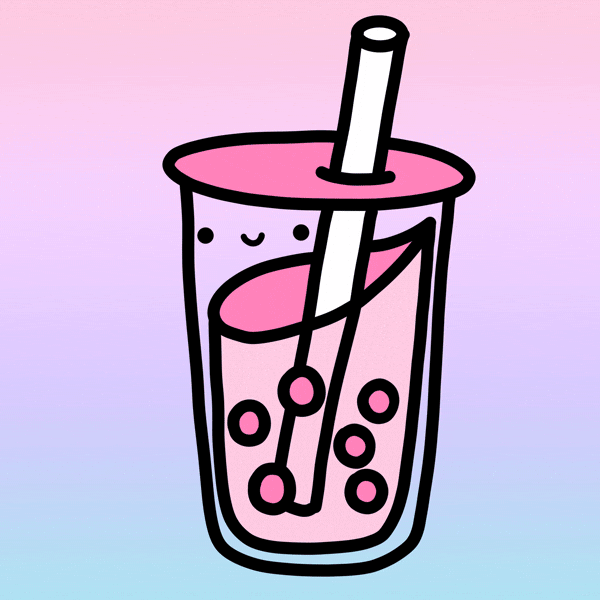 Happy Bubble Tea GIF by rainydayink Find & Share on GIPHY