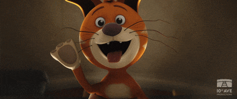 Happy Cat GIF by 10e Ave Productions