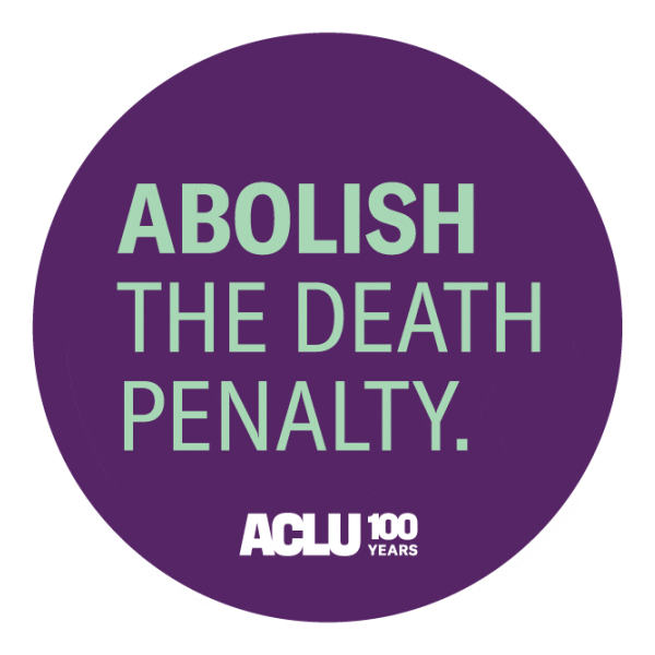 Civil Rights Death Penalty Sticker by ACLU