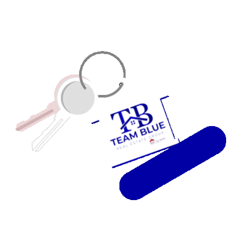 Team Blue Real Estate Sticker