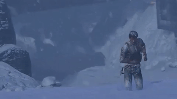 Uncharted 2 Snow GIF
