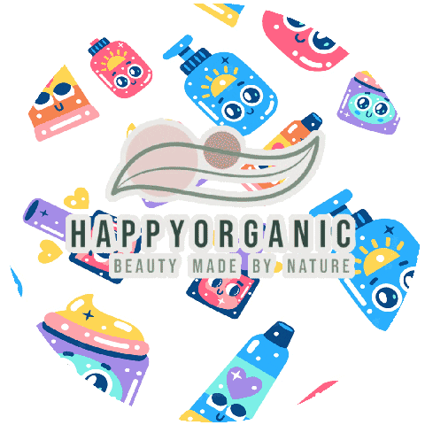 happy organic Sticker