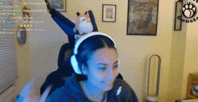 Burger Headphones GIF