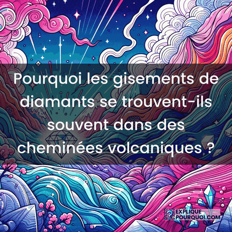 Cheminées Volcaniques GIF by ExpliquePourquoi.com