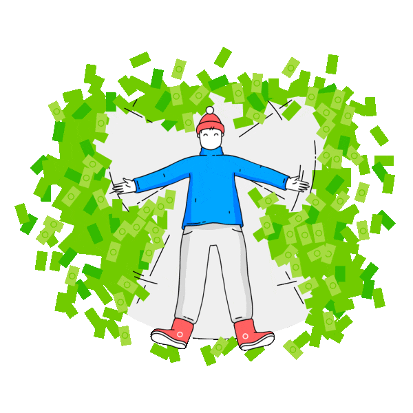 Snow Angel Avito Sticker