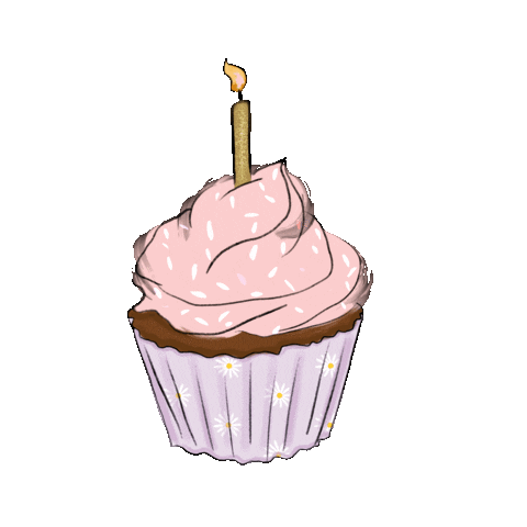 Candle Cupcake Sticker By Bare Tree Media For Ios Android Giphy